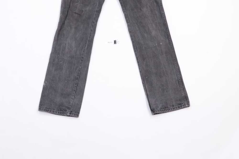Vintage 70s Rustler Stained Straight Leg Jeans Bl… - image 3