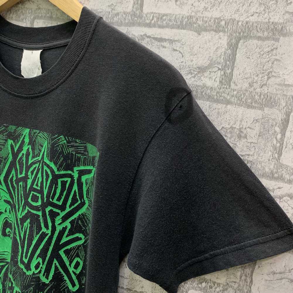 Band Tees × Vintage Vintage 90s Chaos Uk Burning … - image 7