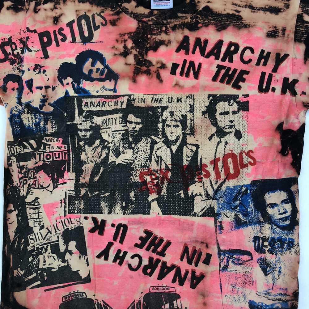 Band Tees × Rock Band Sex Pistols Anarchy In The … - image 5