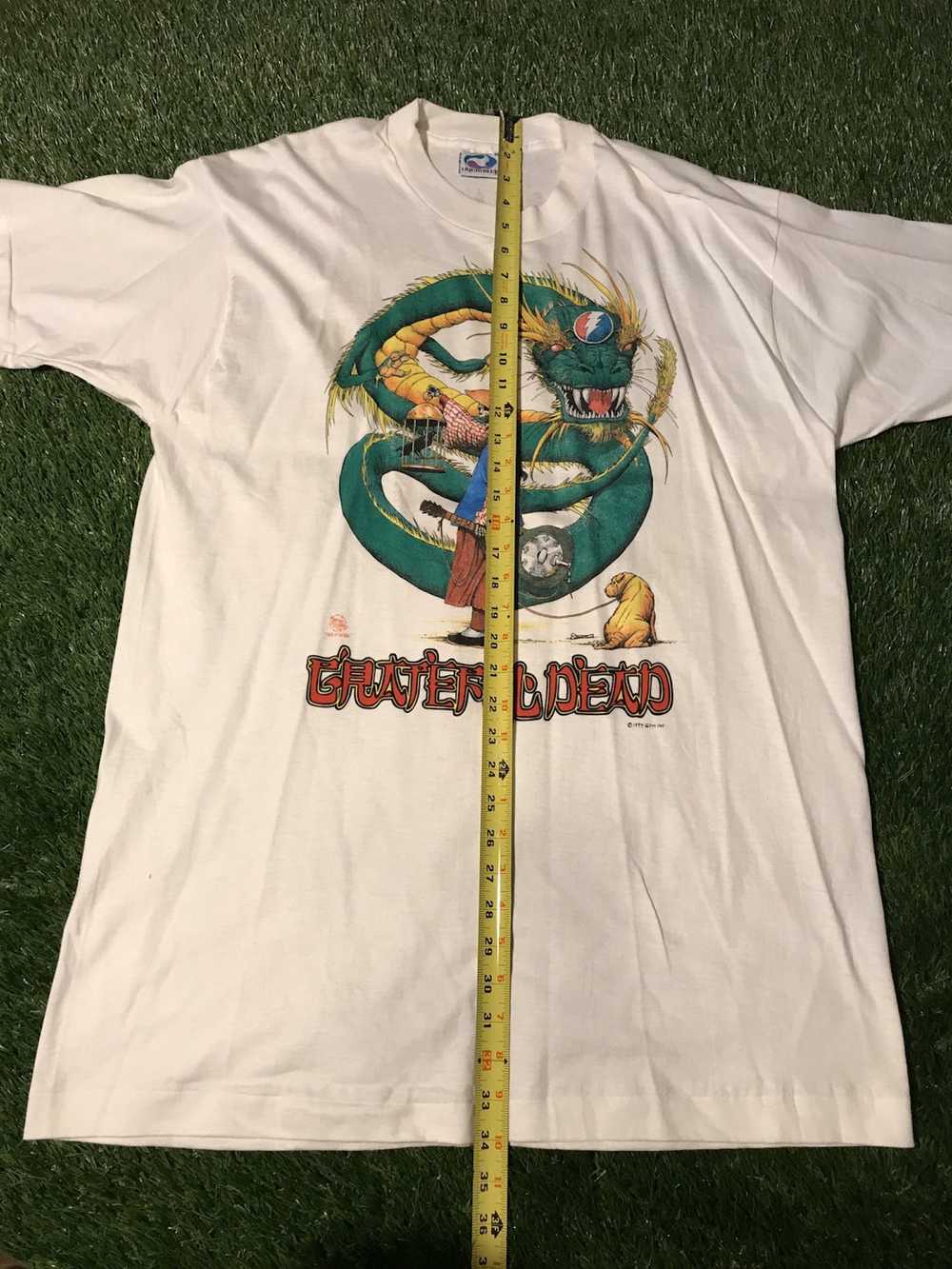 Grateful Dead - David Opie “ Fall Tour 1994 “ - “ Follow The Golden Road “  Original Vintage Rock Tie Dye T- Shirt By Liquid Blue Made In USA