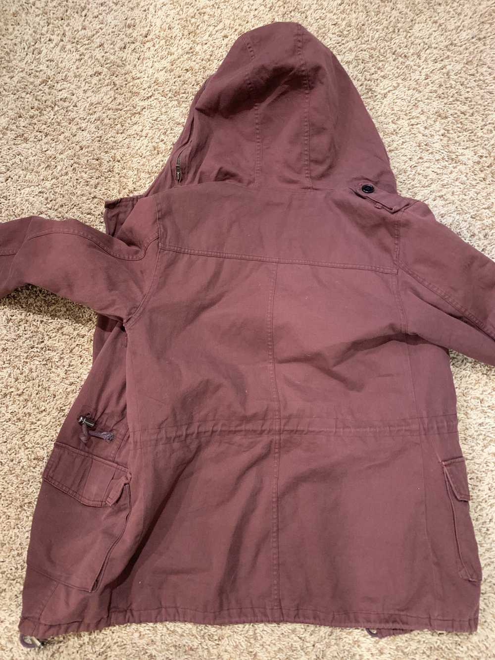 Undercover Undercover undercoverism maroon parka … - image 5