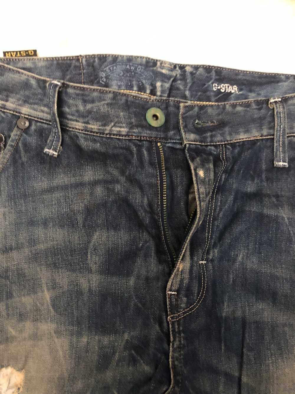 G Star Raw 3D Arc Taper Distressed Denim Jeans - image 9