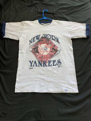 Men's Mitchell & Ness Property of Yankee Stadium Grey T-Shirt