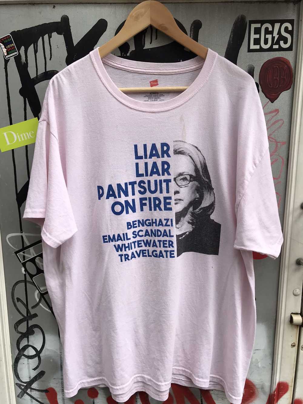 Streetwear × Vintage Vintage Hillary Clinton Liar… - image 1