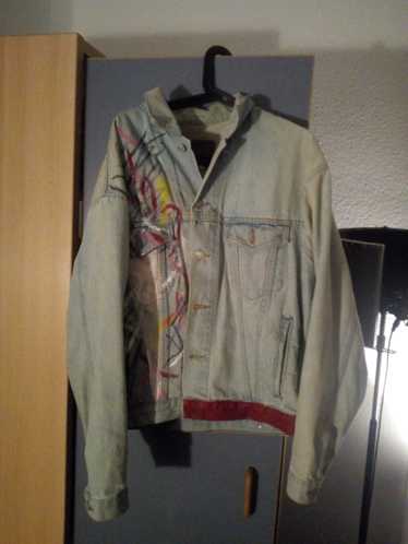 Custom × Denim Jacket × Vintage Custom Painted Vi… - image 1