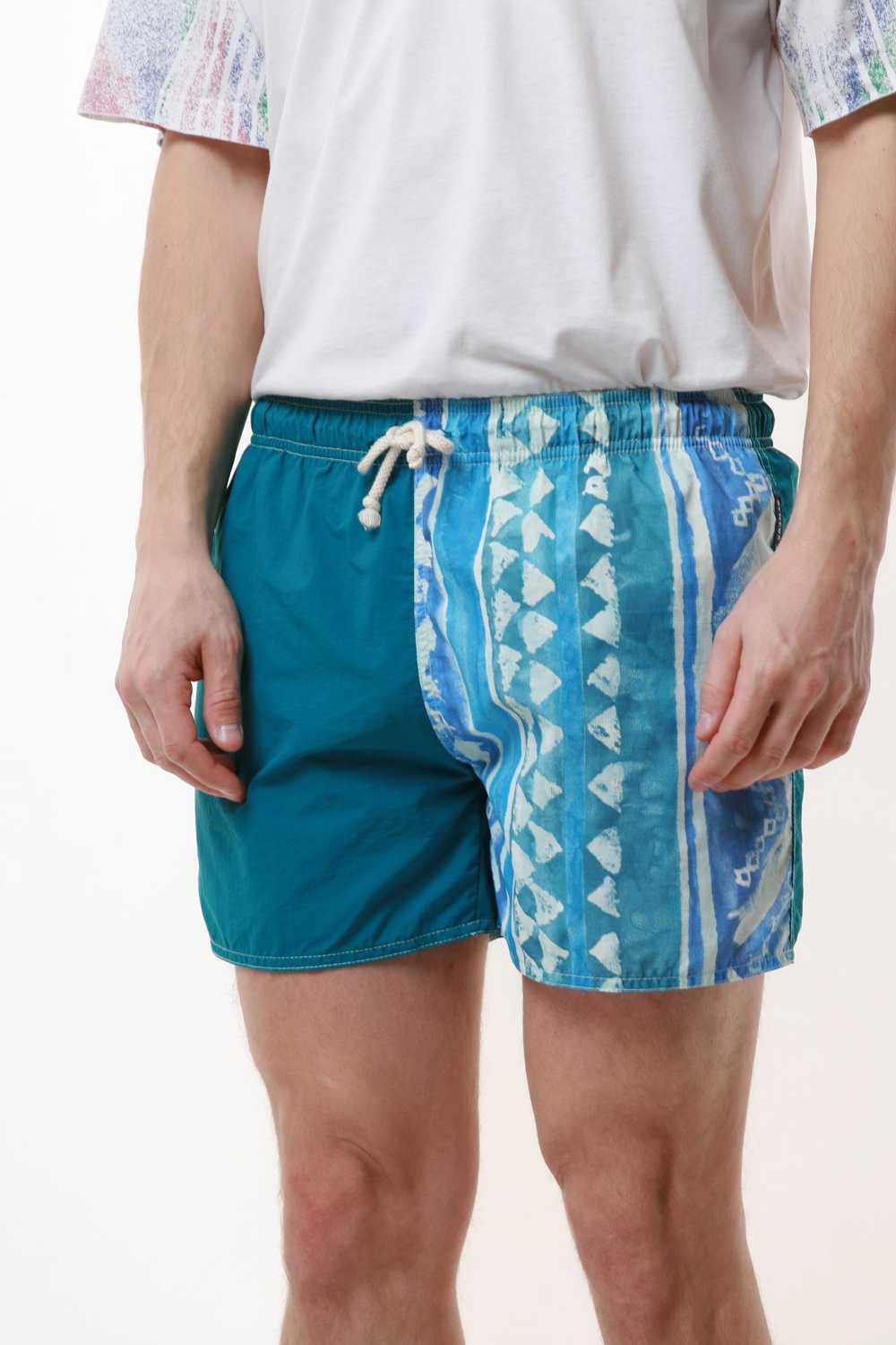 Other 90s Vintage Oldschool Shell Summer Shorts 1… - image 1