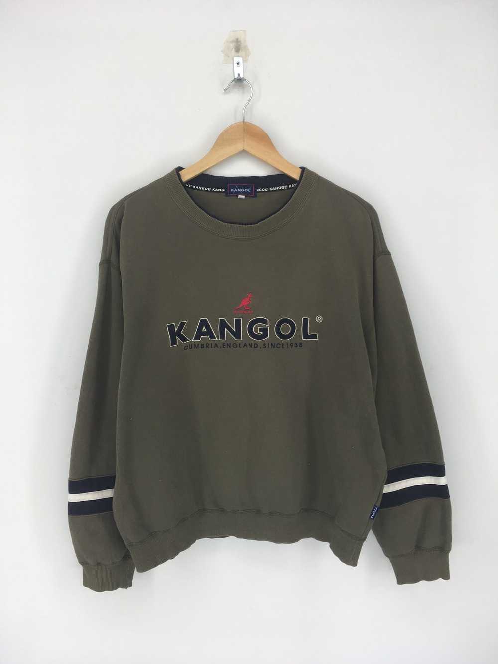 Kangol Vintage 90s KANGOL England Spell Out Sweat… - image 1