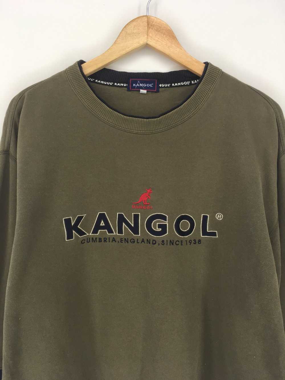 Kangol Vintage 90s KANGOL England Spell Out Sweat… - image 2
