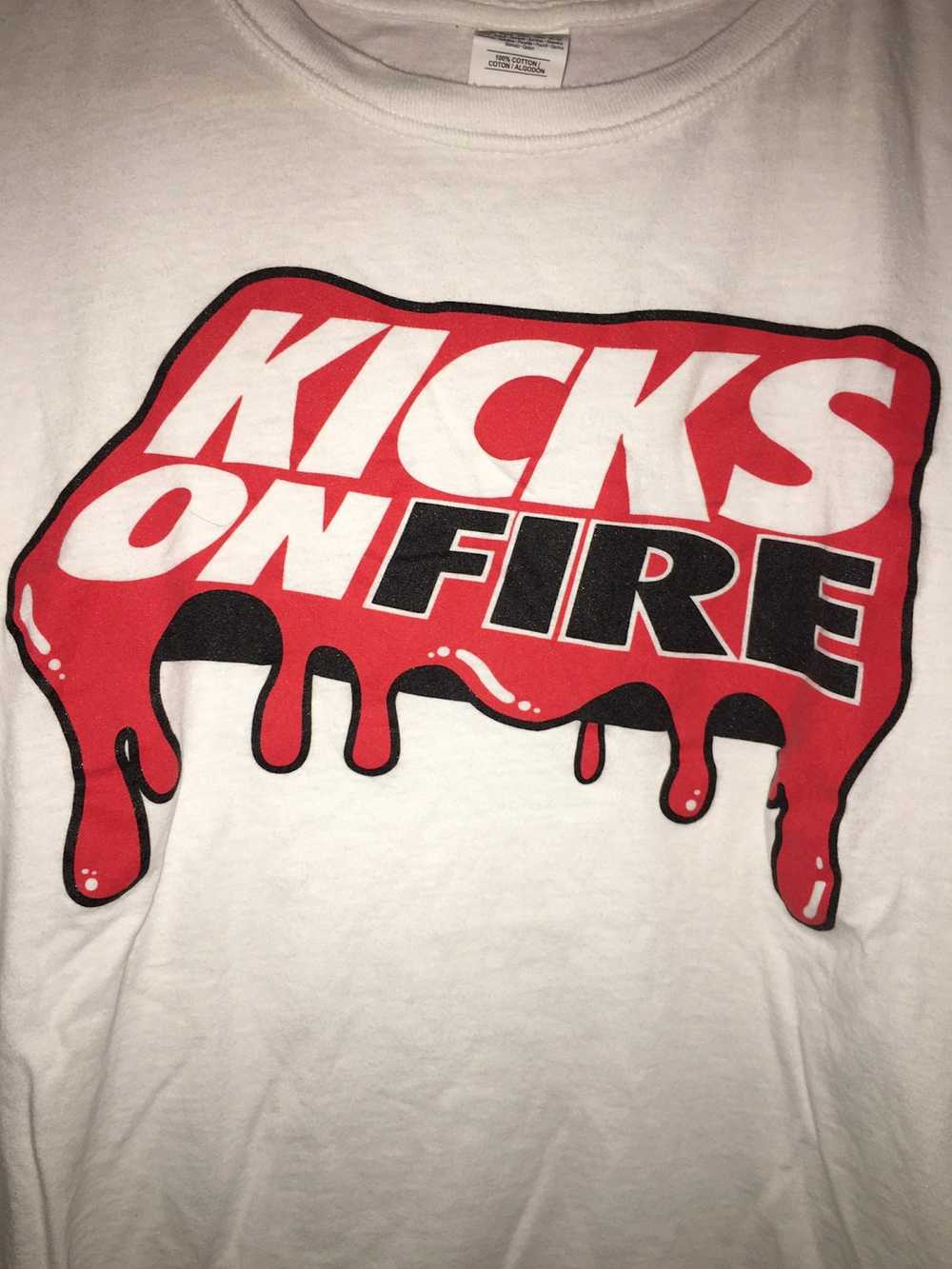 Kicks On Fire Kicks on Fire Drip T-Shirt - image 2