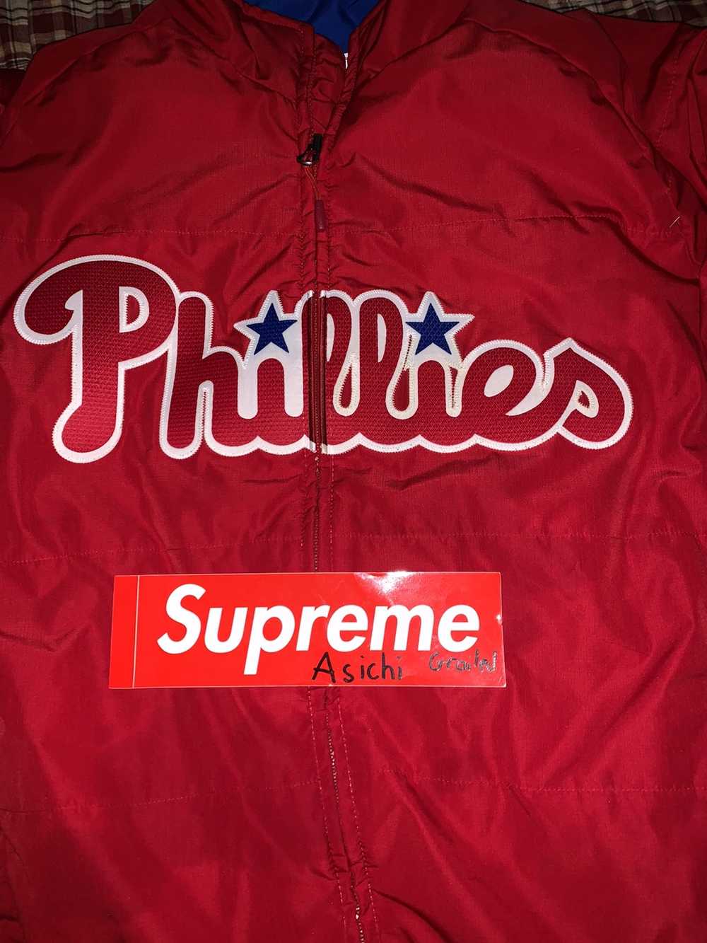 Majestic × Vintage Phillies Coaches Jacket - image 2