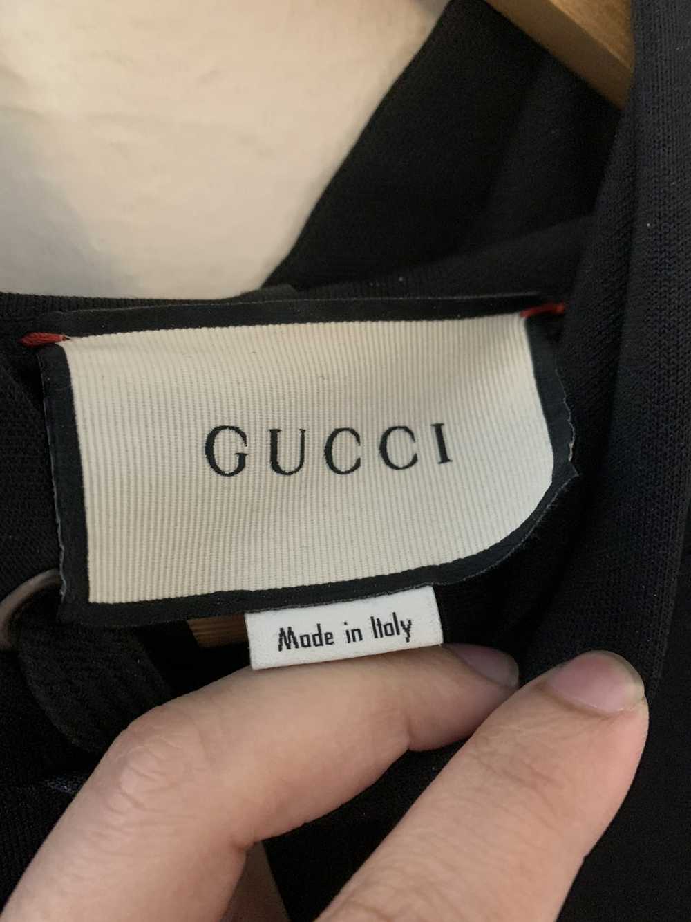 Gucci Black Technical Jersey Hoodie Size M - image 2