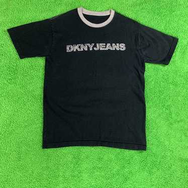 Vintage DKNY Classic USA T-shirt sz XL Black