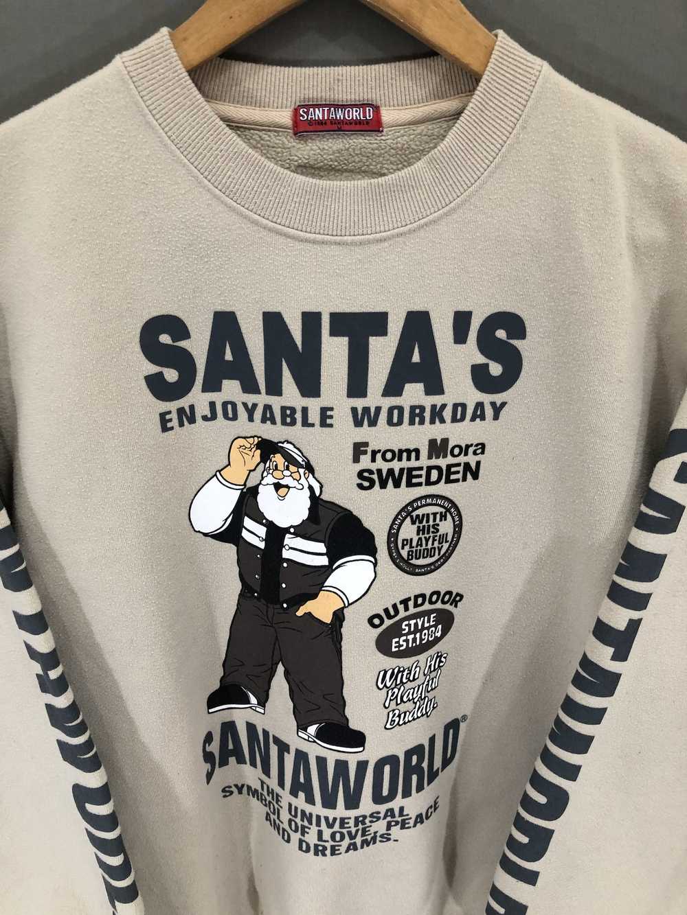 Other Santa World Sweatshirt Rare Small #4822-4-1… - image 2