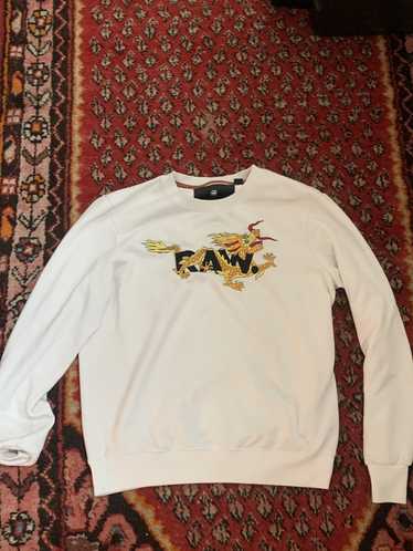 G 2024 star Mostom DC crew neck Tiger sweatshirt size Medium