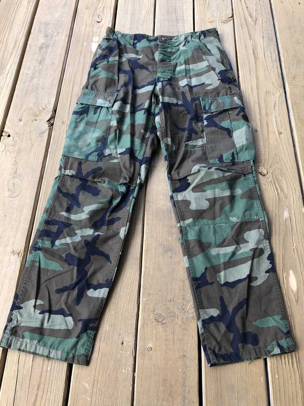 Military × Vintage VTG Camouflage Cargo Pants Mil… - image 3