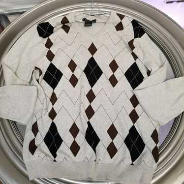 Lacoste Lacoste Cotton Argyle men long sleeve swe… - image 1