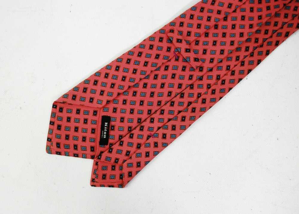 Kiton Amazing KITON Neck Tie Pink Made in Italy S… - image 2