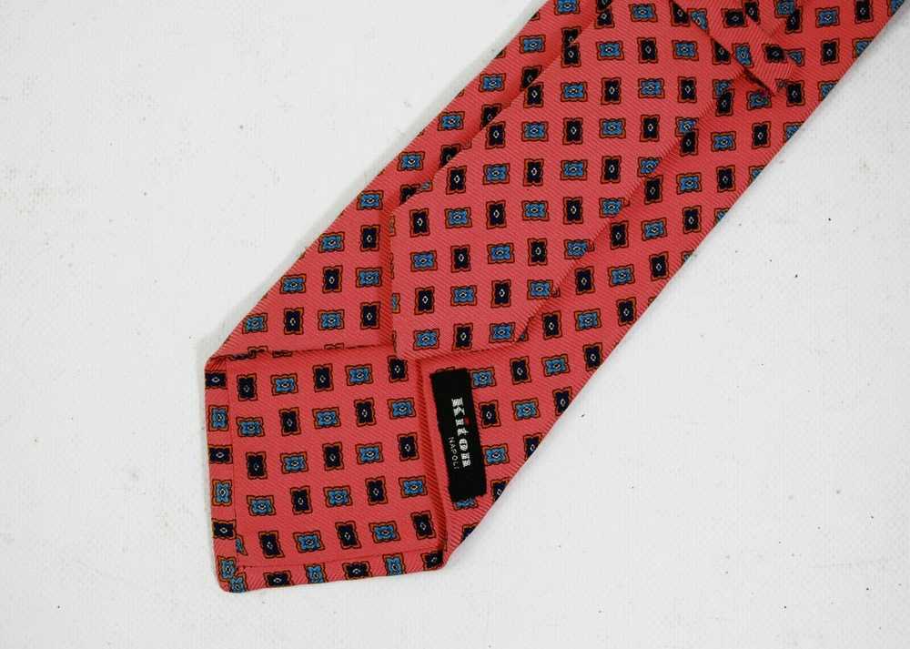 Kiton Amazing KITON Neck Tie Pink Made in Italy S… - image 4