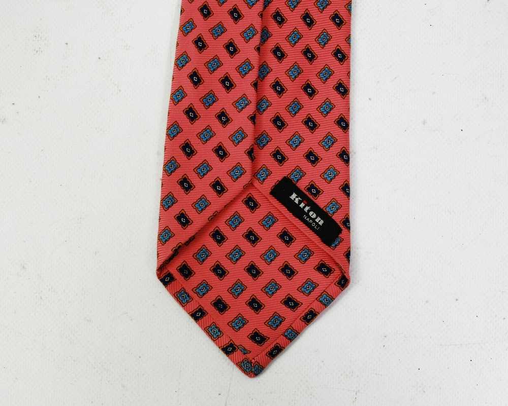 Kiton Amazing KITON Neck Tie Pink Made in Italy S… - image 8