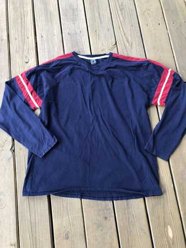 Nautica × Vintage VTG Nautica Jeans Navy Red Long… - image 1