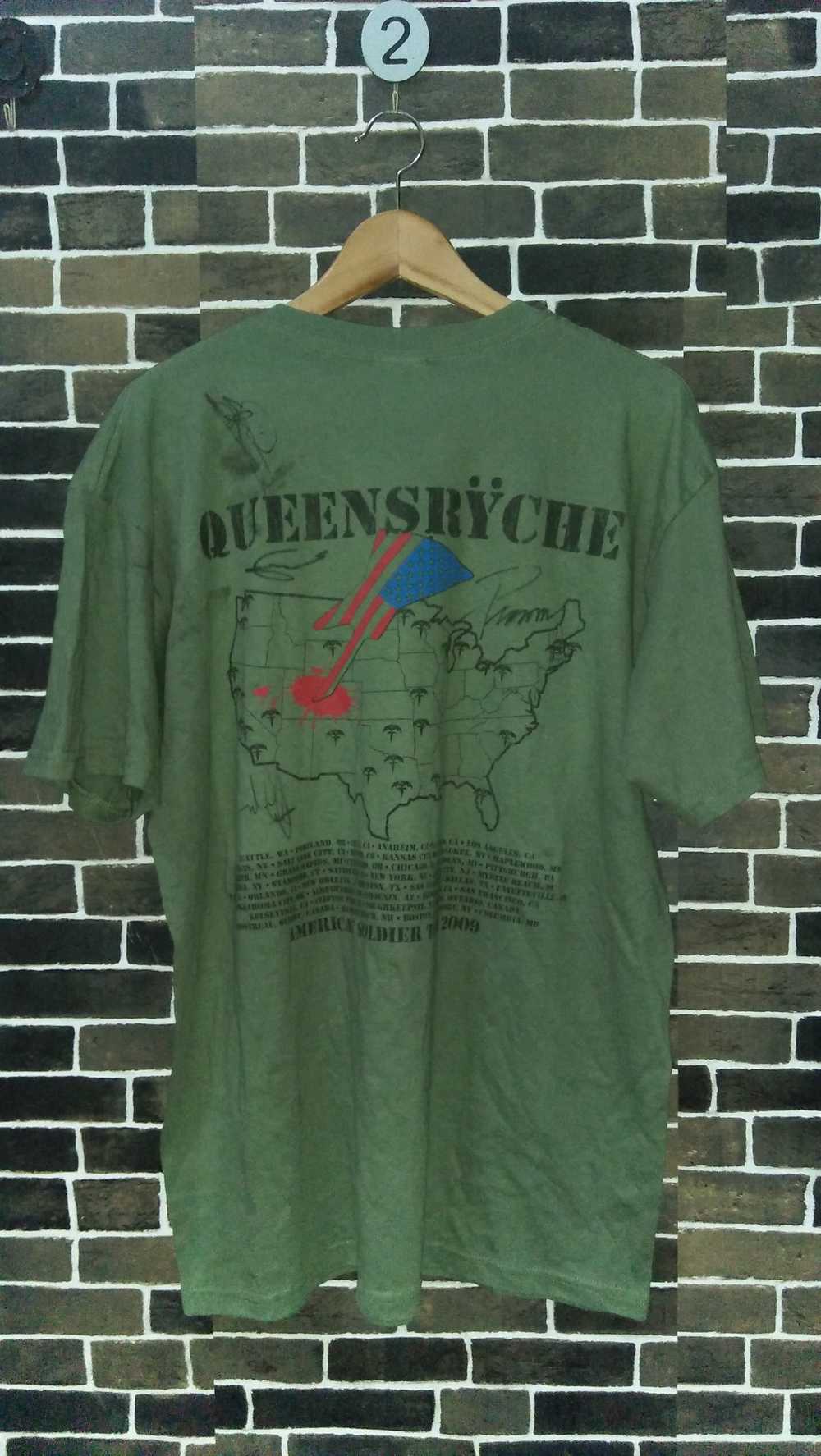 Band Tees × Rock T Shirt × Tour Tee Queensryche A… - image 2