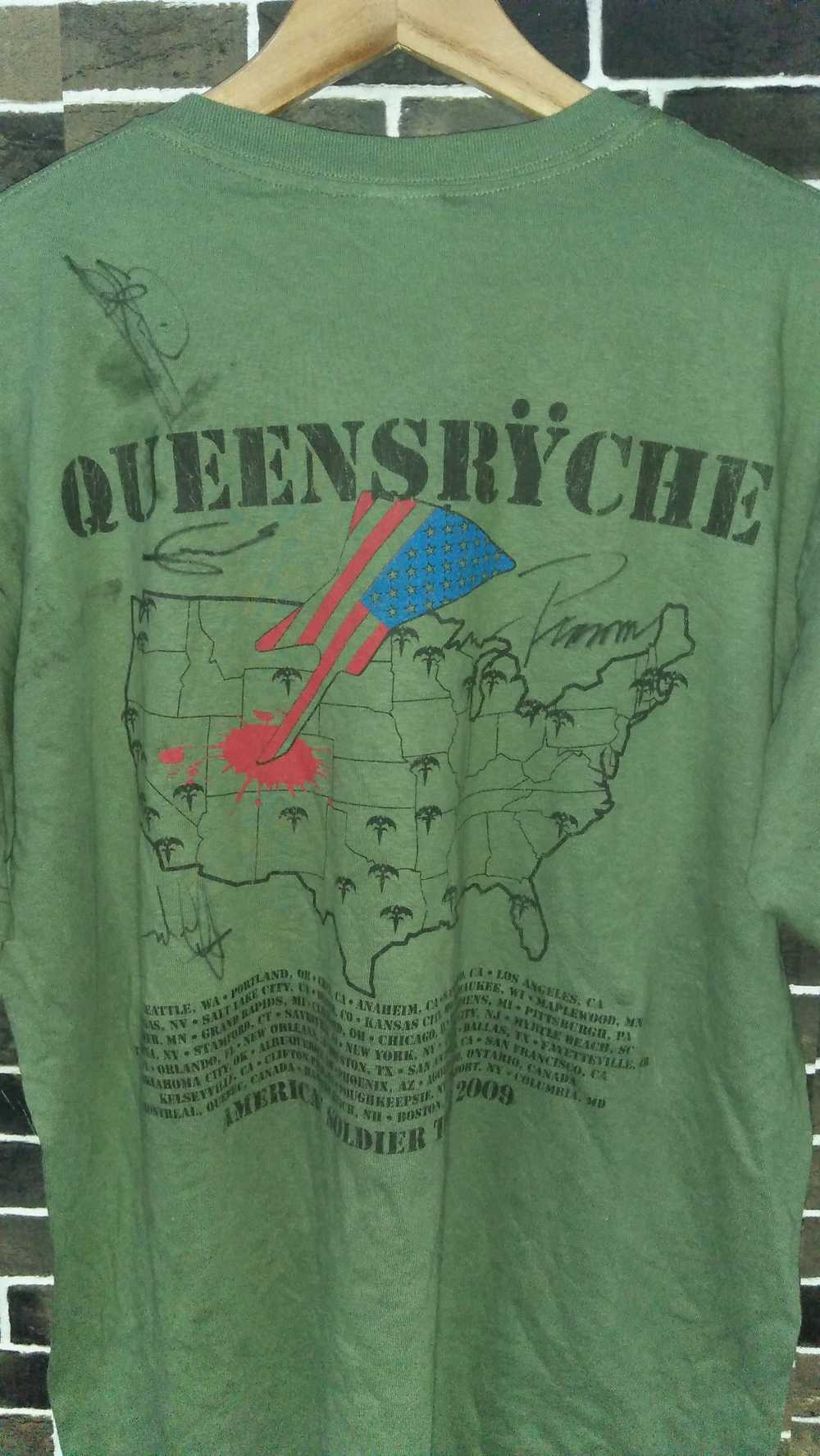Band Tees × Rock T Shirt × Tour Tee Queensryche A… - image 4
