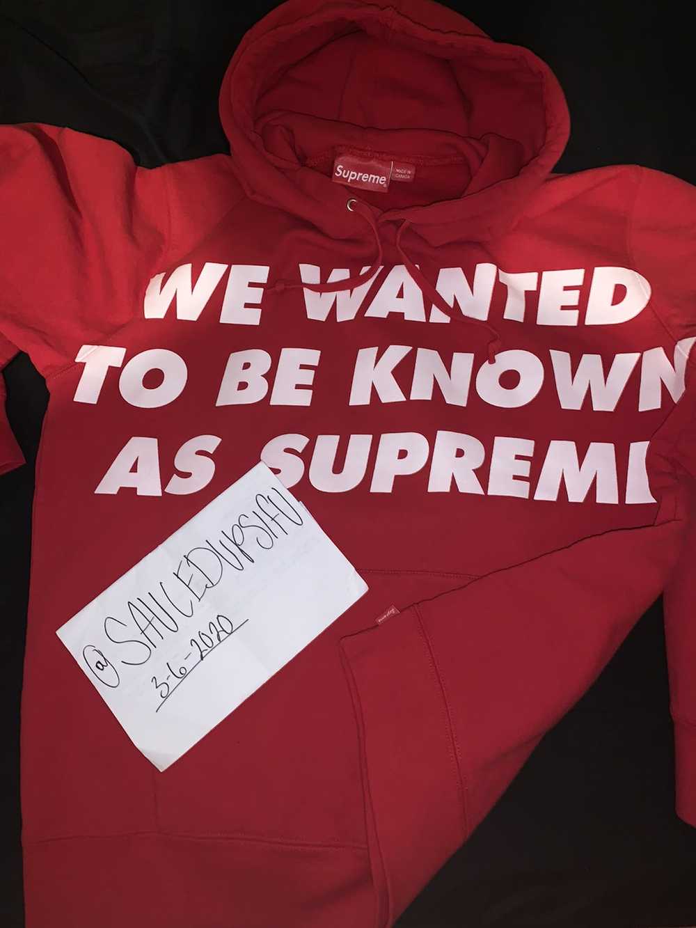 Supreme Supreme known as hooded sweater - image 1