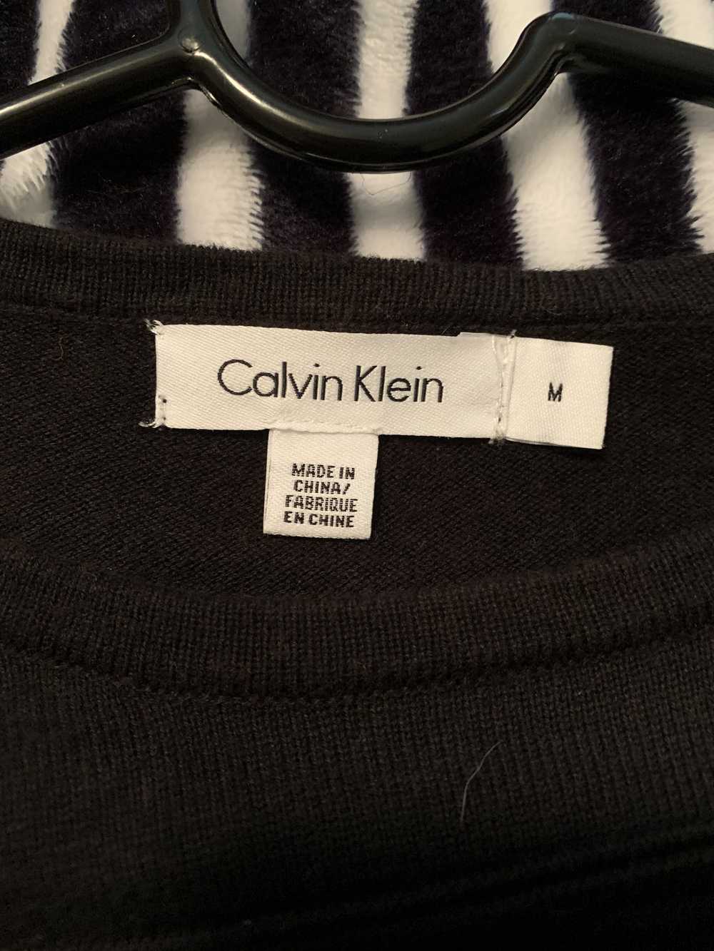 Calvin Klein Calvin Klein Black Striped Sweater - image 3