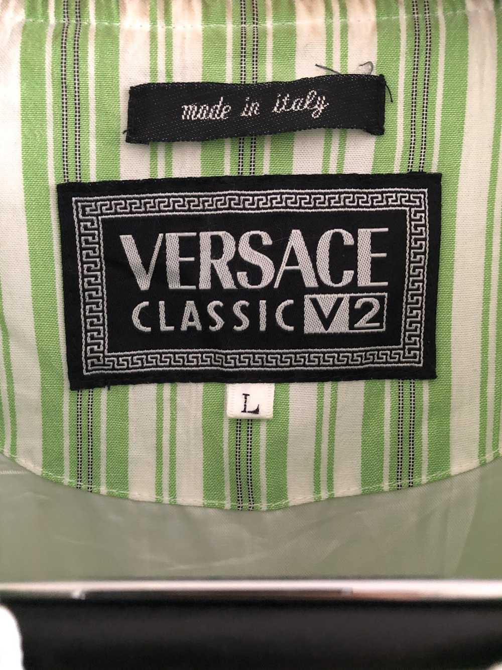 Versace Vintage Pinstriped Windbreaker - image 6
