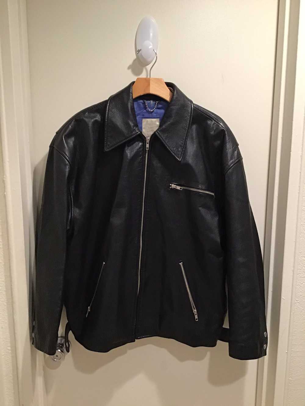 Vintage VTG 80s Bill Robin Son Leather Moto Biker… - image 5