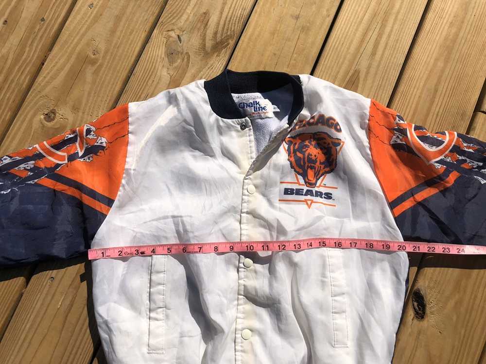 Vintage Chicago Bears Chalkline Satin Football Jacket, Size Youth XL, 18-20