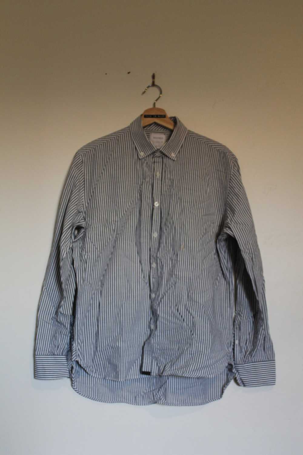 Billy Reid pinstripe shirt - image 1