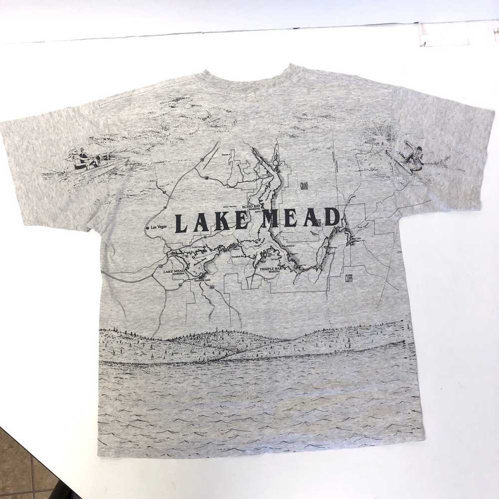 Other ALL Over PRINT MAP Lake Mead 1997 NEON Jet … - image 3