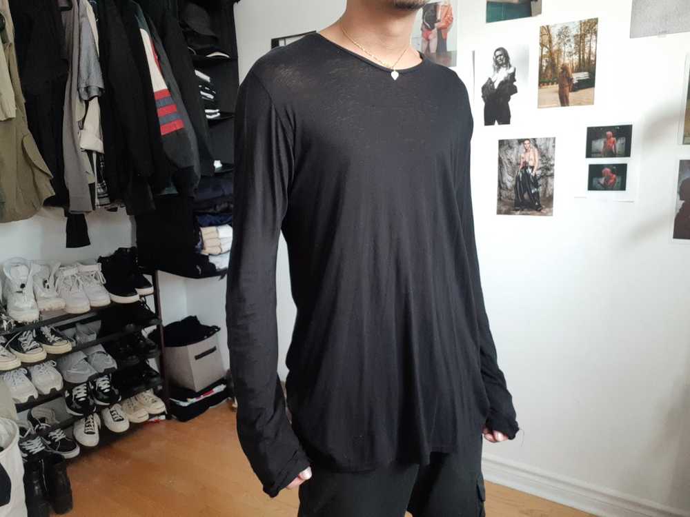 Julius MA_Julius FW13 Cotton & Cashmere Longsleeve Tee - Gem