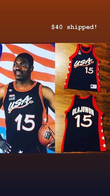 Champion × NBA × Vintage Akheem olajuwon Dream tea