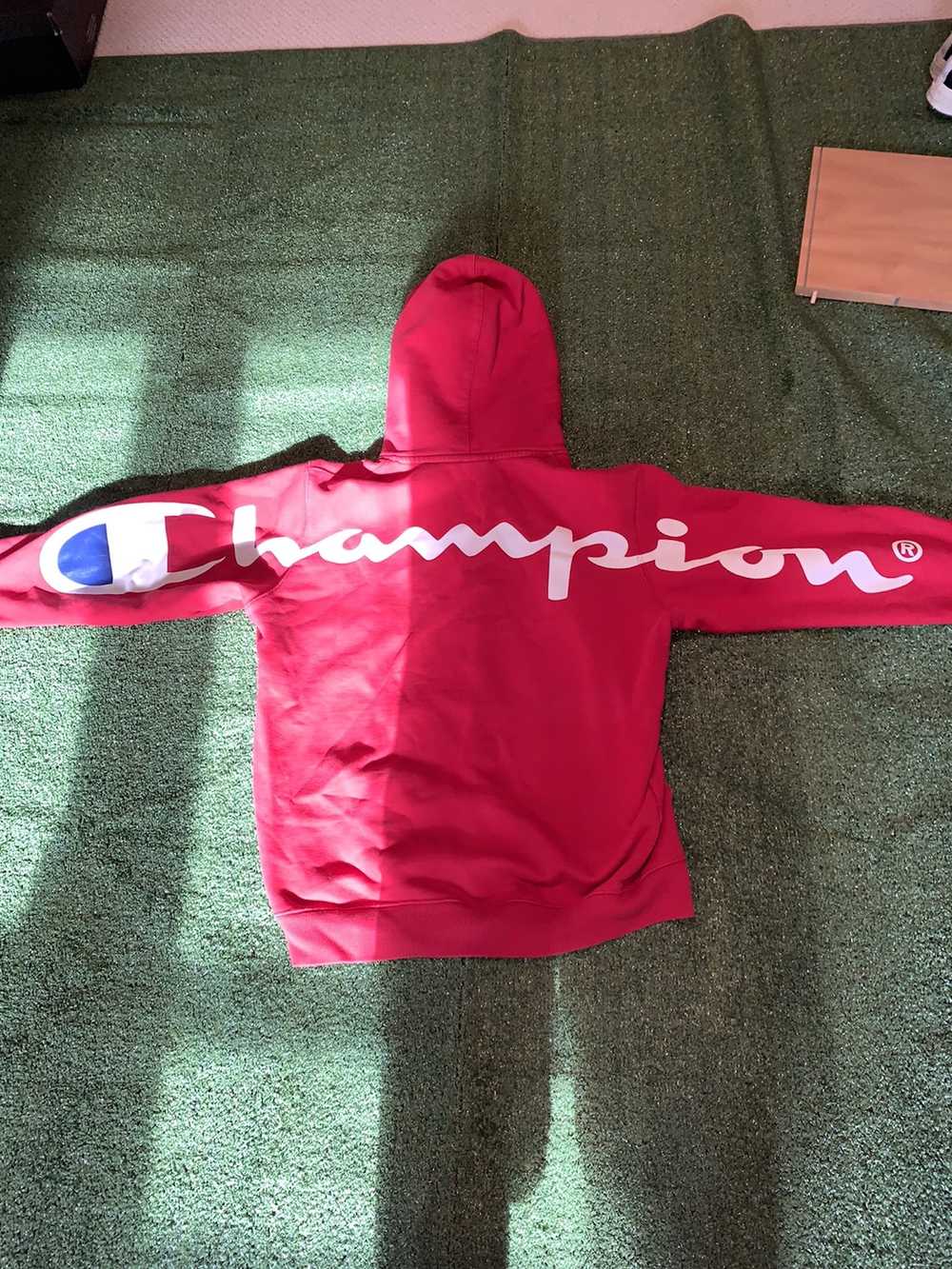 Supreme x Champion Printed Crew Neck Hoodie XL