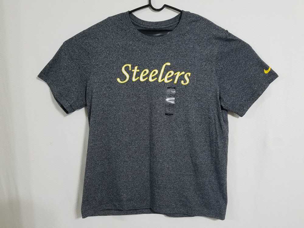 Nike NWT Nike Mens XL Pittsburgh Steelers Gray T … - image 1