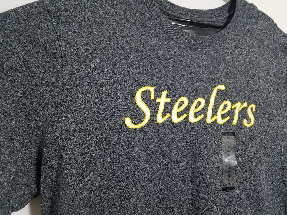 Nike NWT Nike Mens XL Pittsburgh Steelers Gray T … - image 2