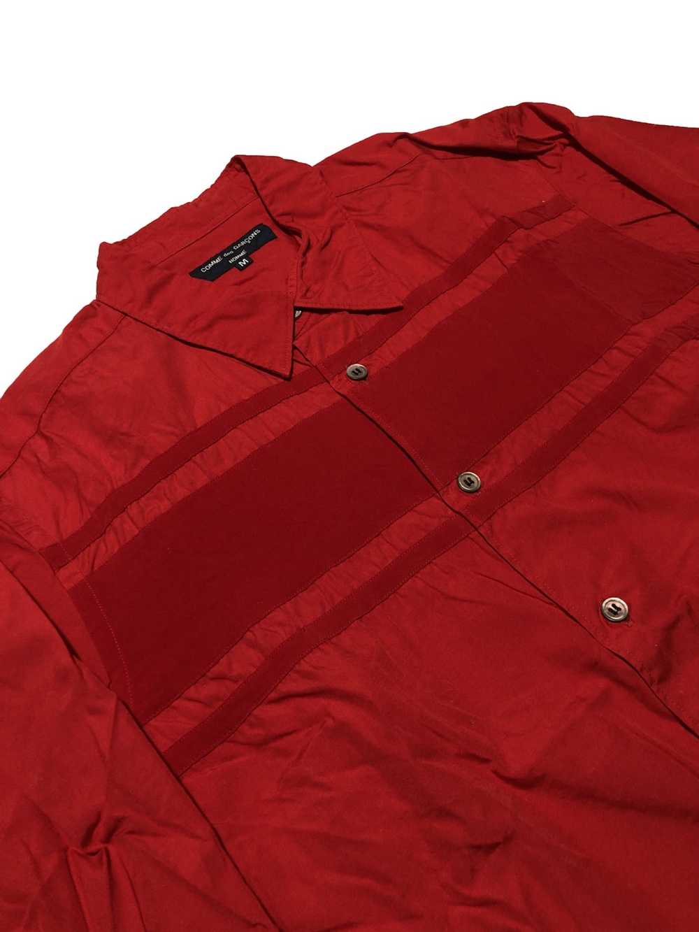 Comme des Garcons Homme AD2005 Homme Red Fabric D… - image 3