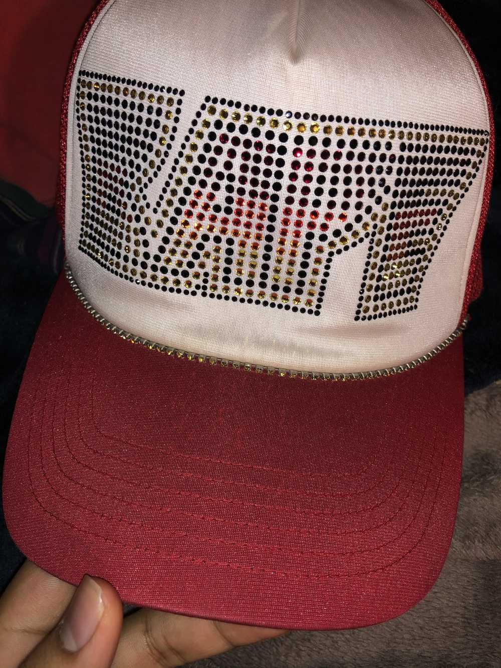 Bape Bape Kiss Swarovski Trucker Hat Ian Connor - image 8