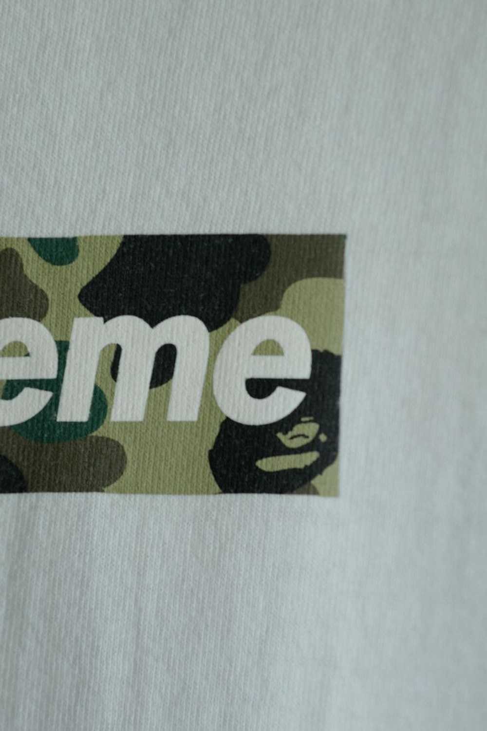 Supreme 1998 Bape x Supreme Box Logo (Olive Camo) - image 3