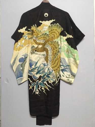 Japanese Brand × Kimono Japan Dragon × Very Rare V