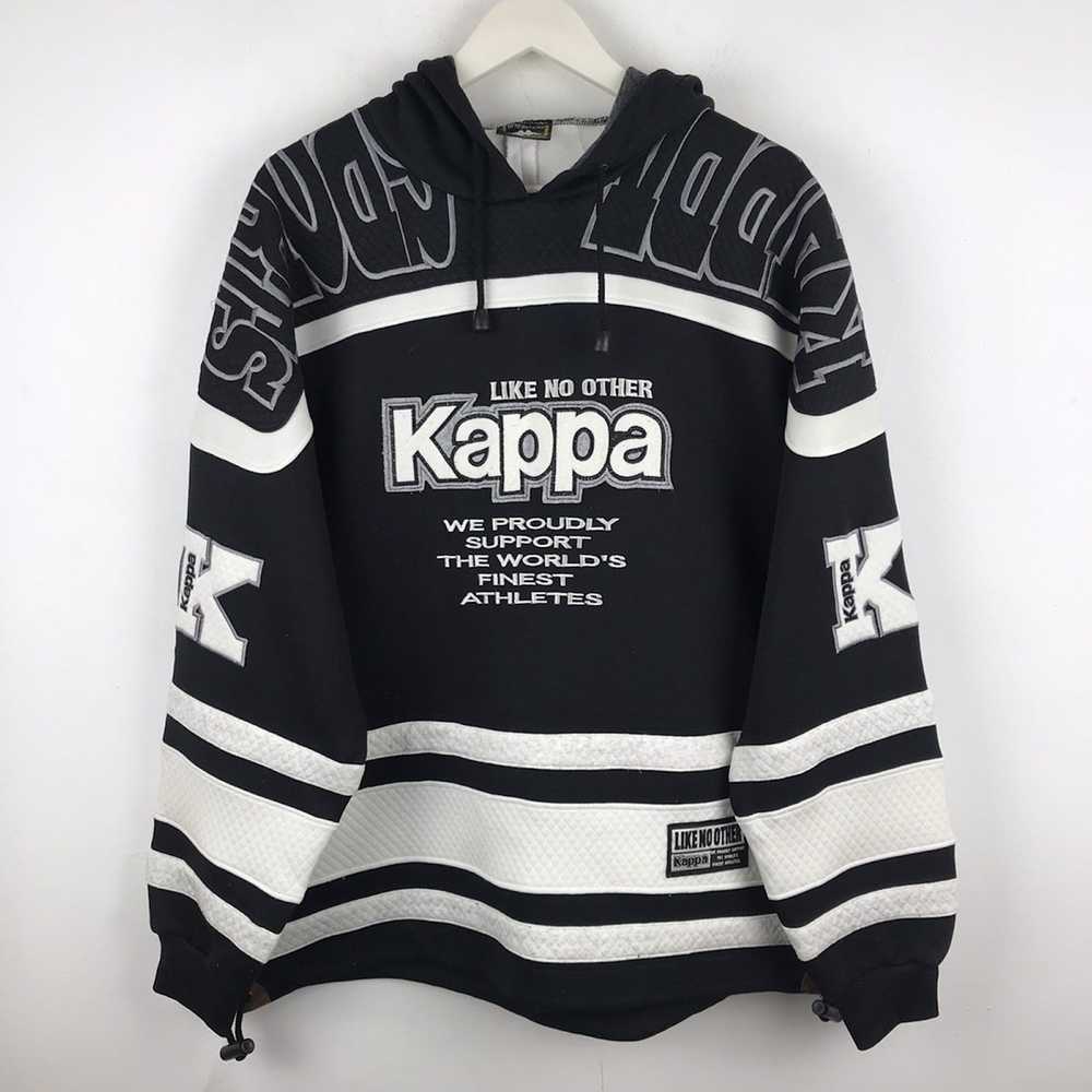 Kappa × Vintage Kappa Nice Design Sweatshirt Hood… - image 1