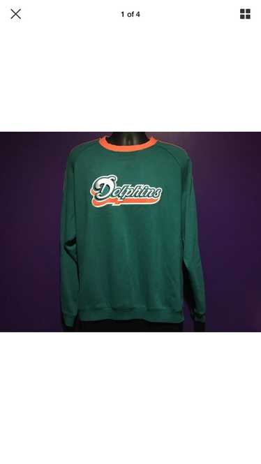 NFL Miami Dolphins Sweater Lee Sport Men's Large Vintage VTG OG