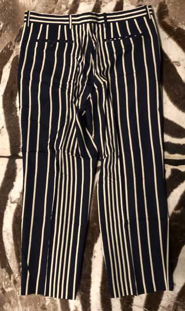 Dries Van Noten Striped Perkins cropped trouser