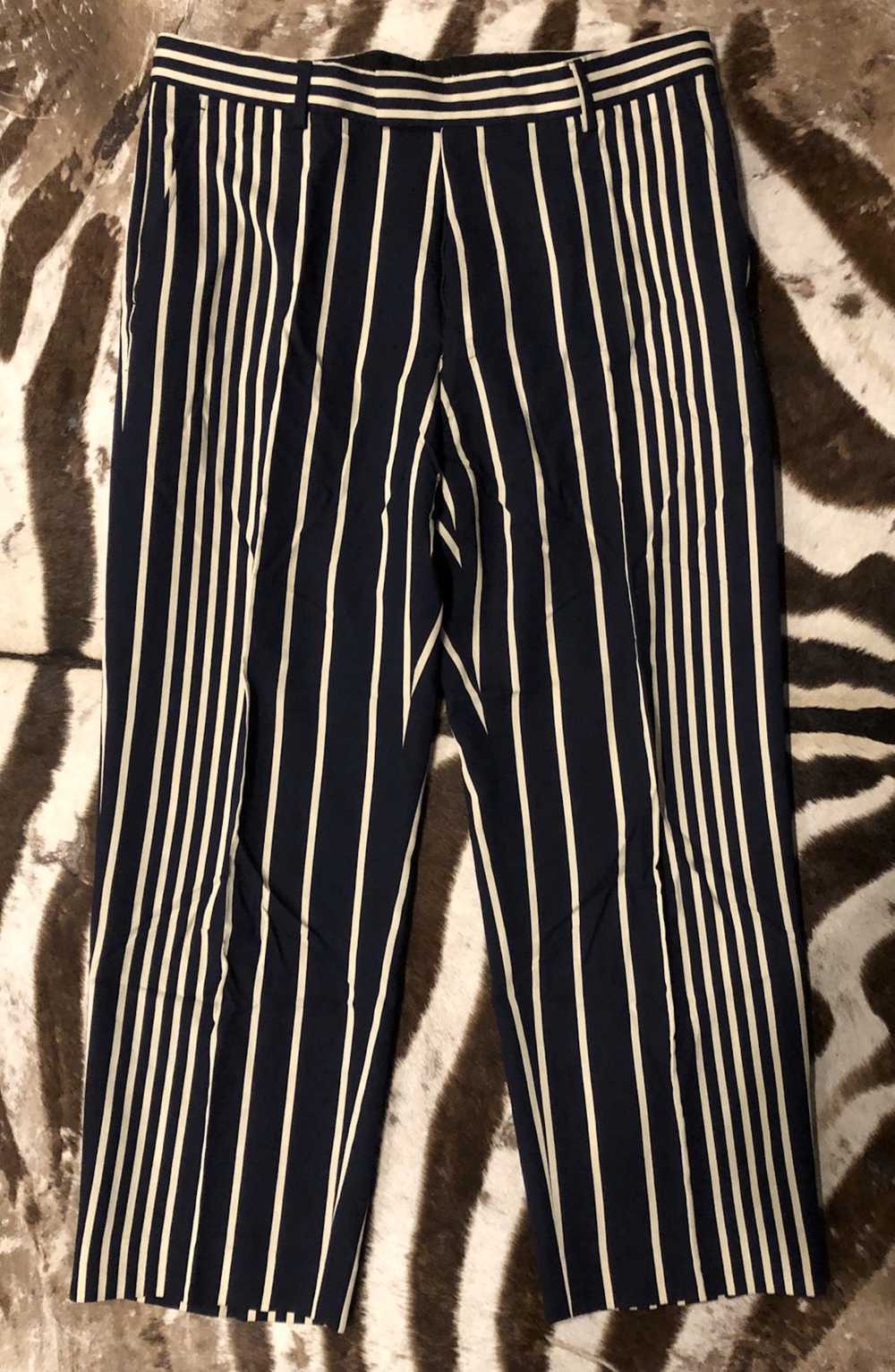 Dries Van Noten Striped Perkins cropped trouser - image 2