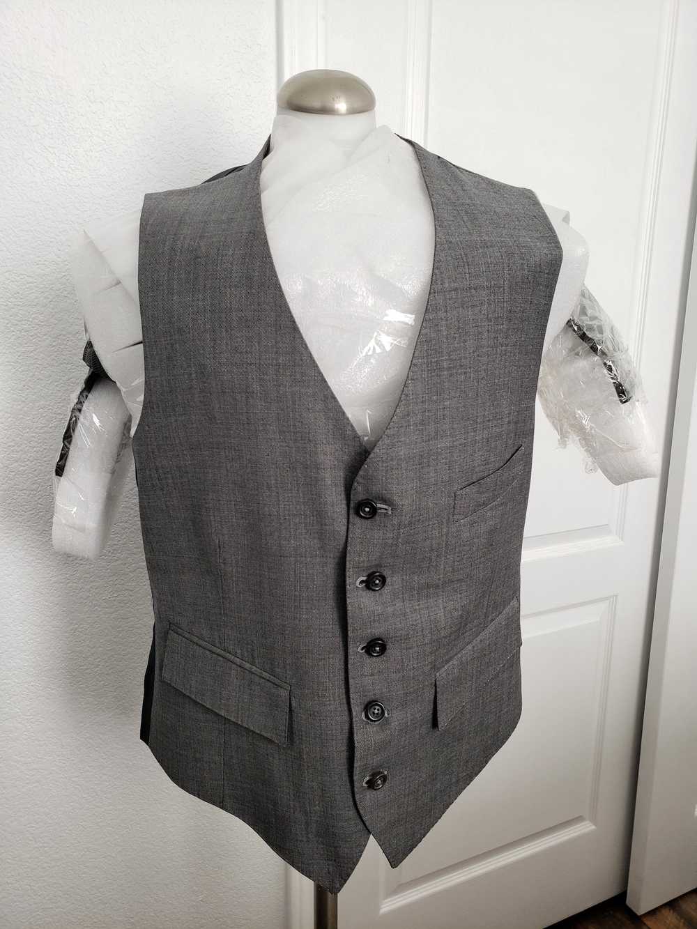 Yves Saint Laurent Gray Wool Vest - image 1
