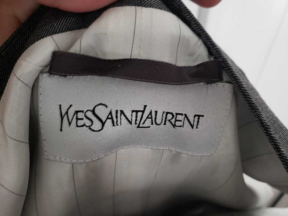 Yves Saint Laurent Gray Wool Vest - image 5