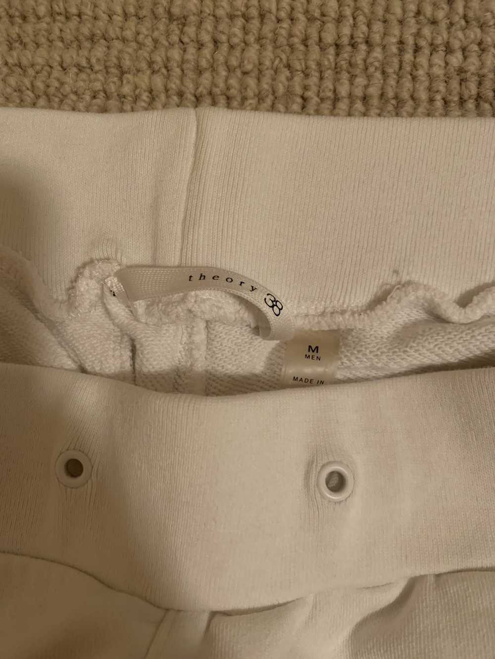 Theory THEORY White cotton sweatpants size M - image 3