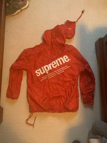 Supreme Packable Poncho Nylon Hoodie